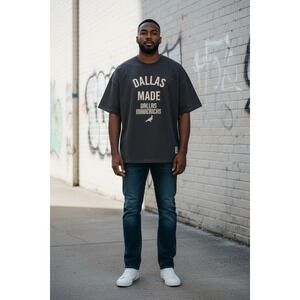 Staple x NBA Dallas Mavericks Dallas Made T-Shirt XXL Charcoal Grey